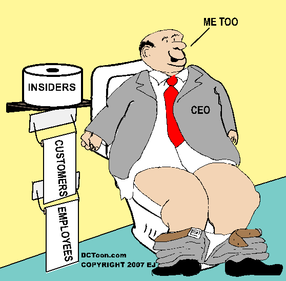 CEO as the Desider (Cartoon)