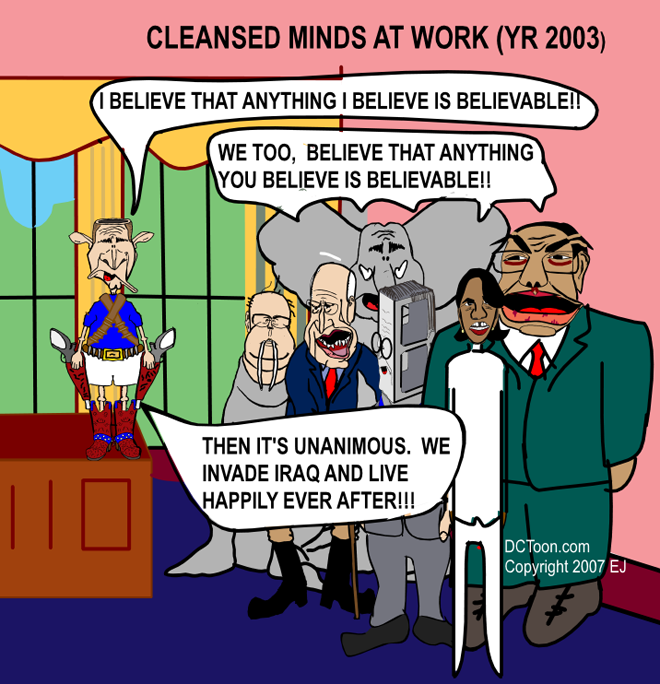 Ethnic Cleansing - Live Happily Ever After (Politica Cartoon by EJ)
