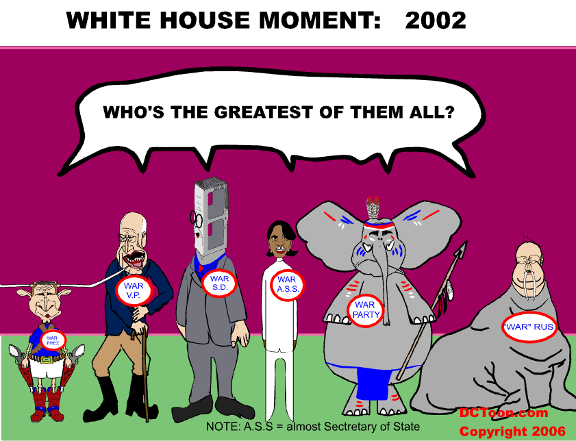 Mirror Mirror Panel-2 White House Cartoon