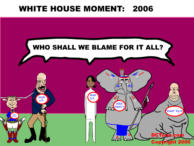 Mirror Mirror Panel-4 White House Cartoon