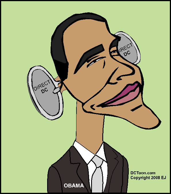 Obama Caricature by EJ