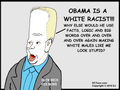 Glen Beck call Obama a racist (Political cartoon by EJ)