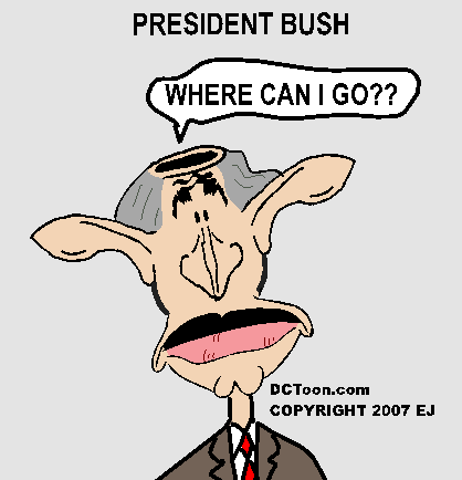Bush Where to Go (Cartoon)