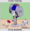 Oil Boarding (Cartoon by EJ)
