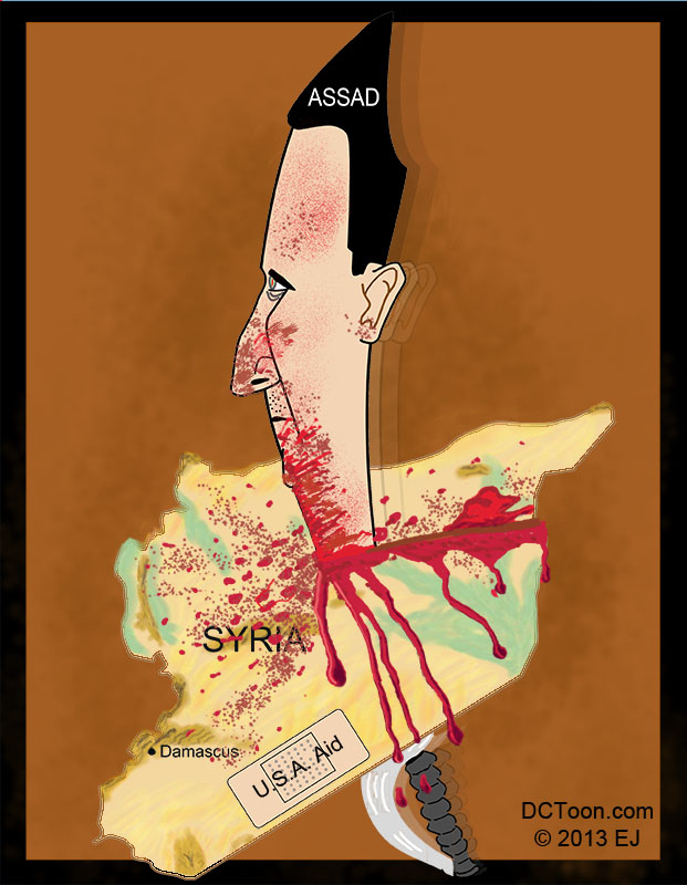 EJ Cartoon Assad the Scimitar (Sword)